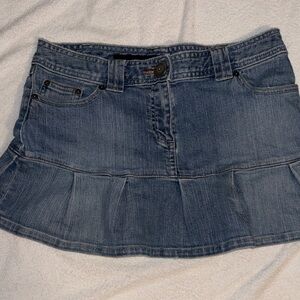 Calvin Klein Jeans Blue Mini Skirt